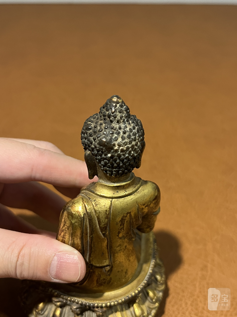 明 铜鎏金药师佛 - 图7